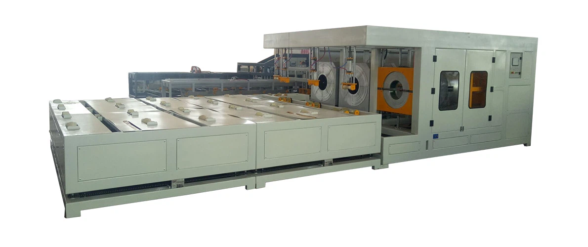 Automatikus PVC csőhálózó gép